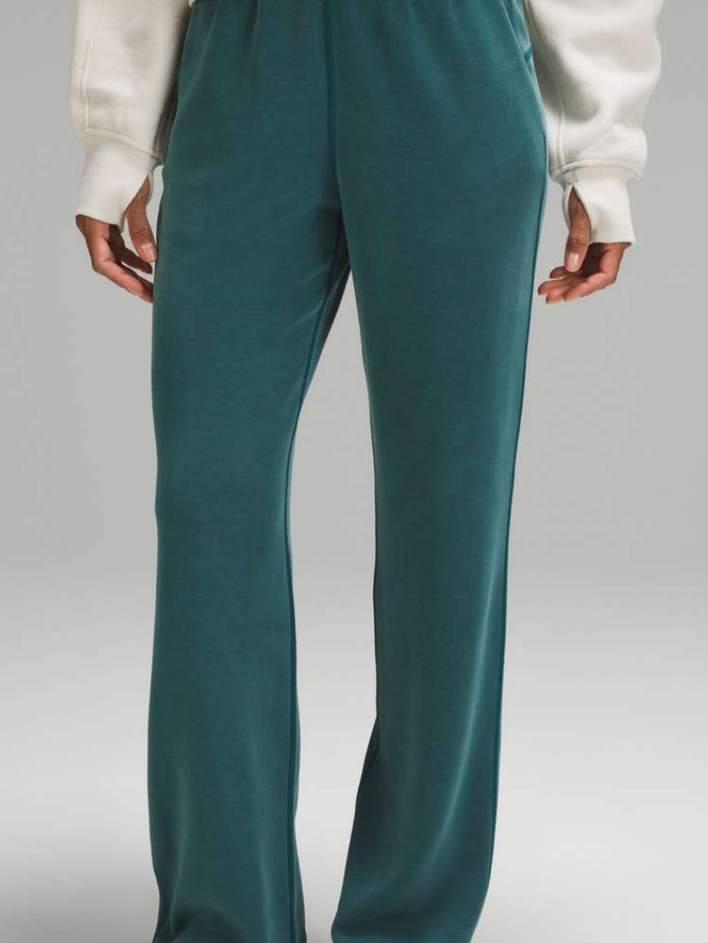 lululemon storm teal softstreme high-rise pants *hemmed to 29 inch length